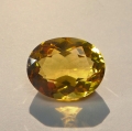 7.87 ct. VVS ! Feiner goldgelber 15 x 12 mm Brasilien Citrin