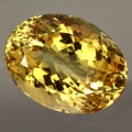 64.5 ct. Riesiger augenreiner ovaler 30 x 22 mm Brasilien Citrin