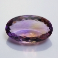 20.40 ct VVS! Beautiful oval 24.5 x 14.5 mm Brazil Ametrine