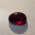 4.48 ct. Cherry red oval  11 x 8 mm Rhodolite Garnet Cabochon