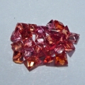 Bild 2 von 2.1 ct. 25 Stück orange-rote 2 - 2.2 mm Madagaskar Saphir-Carrés