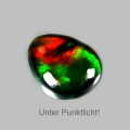 2.44 ct. Black 13.4 x 9.6 mm Ethiopian Multi Color Opal Pear