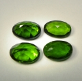 Bild 2 von 3.20 ct.  4 pieces natural oval 7 x 5 mm Chrome Diopside Gems
