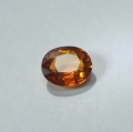 1.07 ct VS! Toller orangeroter ovaler 6.7 x 5.6 mm Spessartin Granat