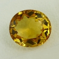 17.07 ct. VVS! Top Farbe!!  Toller Goldgelber 18.5 x 15 mm Brasilien Citrin