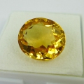 Bild 3 von 17.07 ct. VVS! Top Farbe!!  Toller Goldgelber 18.5 x 15 mm Brasilien Citrin