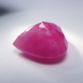 Bild 2 von 8.75 ct! Großes Pink Rotes 12.9 x 12.1 mm Mosambik Rubin Herz