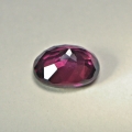 Bild 2 von 1.63 ct. Augenreiner rot violetter ovaler 7.6 x 6 mm  Rhodolith Granat