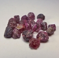 20.8 ct. 19 pieces pink red 4.5 x 4 to 6.5 x 5 mm rough Ruby Gemstones