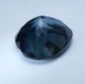 Bild 2 von 5.33 ct. VVS ! Klasse augenreines 10.7x6.6 mm Brasilien London Blue Topas Herz