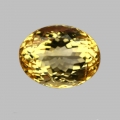 Bild 1 von 17.75 ct VVS! Beatiful oval 18 x 14 mm Brasil Citrin