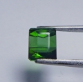 Bild 1 von 1.32 ct.VVS! Unbehandelter grüner 5.8 x 4.8 mm Mosambik Turmalin im Smaragdschliff