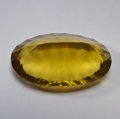 Bild 2 von 27.65 ct VVS! Goldgelber ovaler 27 x 17.5 mm Brasilien Citrin