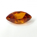 Bild 1 von 1.20 ct. IF !!  Mandarin Oranger 8 x 4 mm Namibia Marquise Spessartin Granat  