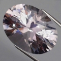 36.70 ct  VVS ! Fantastischer 26.5 x 19.5 mm Brasilien Amethyst mit RAR Schliff!