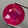 4.93 ct. Glamorous round 9.5 mm Top Pink Red Mozambique Ruby 
