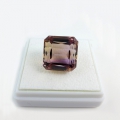 Bild 2 von 25.89 ct. VVS! Exzellenter natürl. 15.8 x 15.2 mm Bolivien Oktagon Ametrin