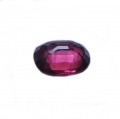 Bild 2 von 1.08 ct. Feiner rot - violetter ovaler 7.2 x 5.6 mm Madagaskar Rhodolith Granat