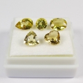 Bild 3 von 3.37 ct. VVS! Noble Mix with 5 pieces natural Goldberyl Gemstones
