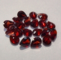 Bild 2 von 3.95 ct. VS! 20 pieces red oval 4 x 3 mm Rhodolite Garnet Pears