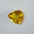 0.99 ct. Beautiful golden yellow 6.7 x 6 mm Sapphire