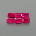 3.82 ct. 6 Pieces Top Pink Red 6 x 4 mm Mozambique Rubies