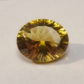 14.14 ct. VVS ! Goldgelber ovaler 18 x  14.8 mm Citrin