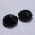 Bild 2 von 8.46 ct. Perfektes Paar schwarze runde 9.8 mm Burma Spinell