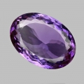 24.45 ct. Schöner ovaler 23.5 x 16.5 mm Bolivien Amethyst