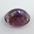 Bild 2 von 12.94 ct. VS! White oval 16.5 x 13 mm Brazil Amethyst