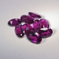 Bild 2 von 4.86 ct.  9 Stück augenreine pink- violette 6 x 4 mm Rhodolith Granate. Tolle Farbe!