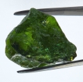 Bild 2 von 35.8 ct. Prächtiger grüner 24 x 21 x 11  mm Roh -  Turmalin