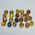 Bild 1 von 3.05 ct 16 pieces round 3 mm Multi Color Tanzania Sapphires