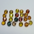 Bild 1 von 3.05 ct  22 Stück runde 3 mm Multi Color Tansania Saphire