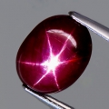 10.58 ct Very nice oval 12.5 x 10 mm Mozambique 6 Rays Star Ruby