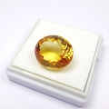 Bild 2 von 15.35 ct. Augenreiner Goldgelber 17.1 x 14.6 mm Brasilien Citrin