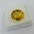 Bild 2 von 17.07 ct. VVS! Top Farbe!!  Toller Goldgelber 18.5 x 15 mm Brasilien Citrin