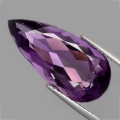 9.34 ct. Feiner 21.2 x 10 mm Uruguay Amethyst Tropfen