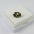 Bild 2 von 1.71 ct  VVS! Ovaler gelblich Grüner 8 x 6 mm Malawi Turmalin