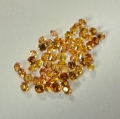 1 ct. 60 Multi Color 1.4 mm Brilliant Cut Padparadsha Sapphires