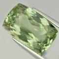 13,29 ct VS! Light Green 18.1 x 11.8 mm Brazil Cushion Amethyst / Prasiolite