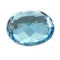 Bild 2 von 13.74 ct. VVS ! Schöner ovaler 15 x  12 mm Brasilien Sky Blue Topas