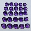 8.33 ct. 25 pieces oval 5 x 4 mm Uruguay Amethyst Gemstones