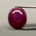 Bild 2 von 15.86 ct. Großer 13.3 x 11.8 mm Mosambik Sternrubin mit 2 Sternen