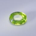 1.51 ct. Fine Oval Yellowish Green 8.2 X 6.2 mm  Titanite Sphene 