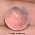 Bild 1 von 17.23 ct. Großer 15.2 x 15 mm Brasilien 6 Star Stern- Rosenquarz
