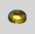 Bild 2 von 1.44 ct. Seltener gelb-oranger ovaler 6 x 7 mm Malaya Granat