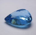 Bild 2 von 18.20 ct. VVS ! Schöner 18 x 14 mm Brasilien Sky Blue Topas Tropfen