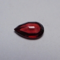 Bild 2 von 1.25 ct. Zarter roter 9 x 6 mm Rhodolith Granat Tropfen