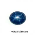 3.00 ct . Oval 10.3 x 8 mm Deep Blue 6 Rays Star Sapphire
